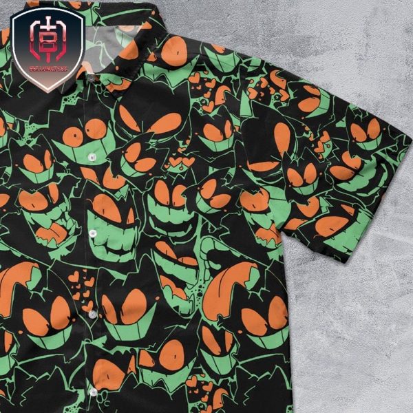 Gengar Luv Patterns For Men And Women Tropical Summer Hawaiian Shirt