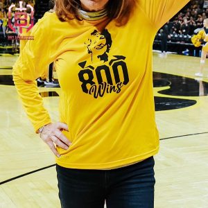 Iowa Hawkeyes Celebrate Nancy Lieberman 800 Win Games NCAA March Madness Women Basketball Unisex T-Shirt