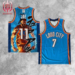 Isaiah Joe Loud City Art Okalahoma Thunders Merchandise Limited Edtion Basketball Jersey Shirt