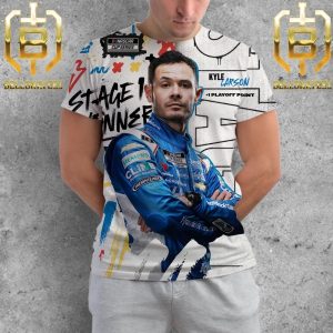 Kyle Larson The First Stage Win Of 2024 At Las Vegas Motor Speedway NASCAR Cup Series All Over Print Shirt