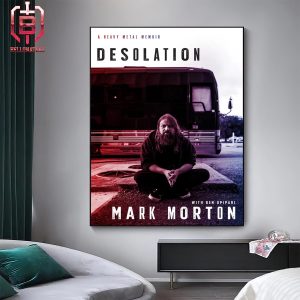Lamb Of God Mark Morton To Release Desolation A Heavy Metal Memoir In June Home Decor Poster Canvas