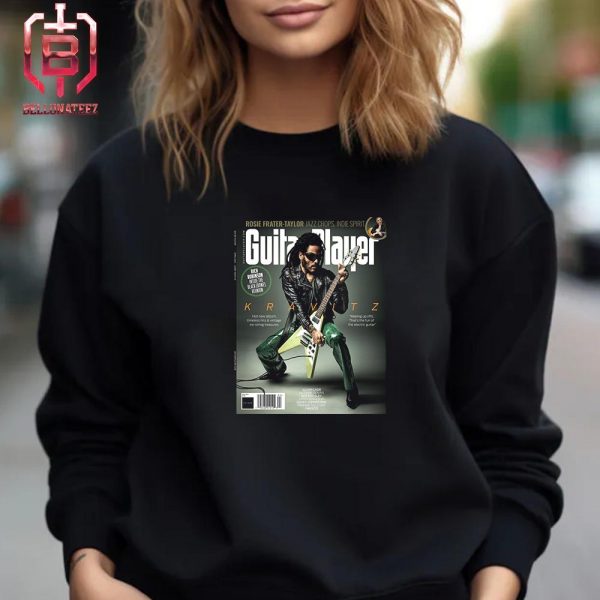 Lenny Kravitz On The Guitar Player Cover April 2024 Unisex T-Shirt