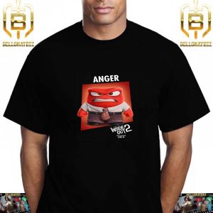 Lewis Black Voices Anger In Inside Out 2 Disney And Pixar Official Poster Unisex T-Shirt