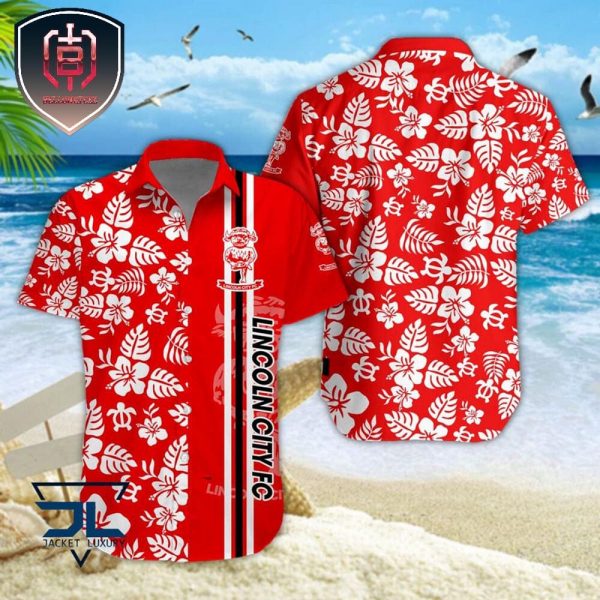 Lincoln City FC EFL Championship For Men And Women Tropical Summer Hawaiian Shirt