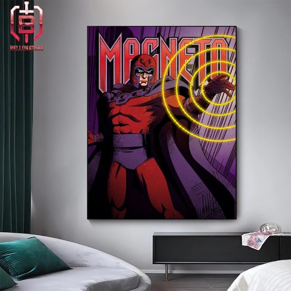 Magneto Promotional Art For X-MEN 97 From Marvel Animation On Disney Plus Home Decor Poster Canvas