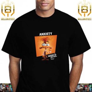 Maya Hawke Voices Anxiety In Inside Out 2 Disney And Pixar Official Poster Unisex T-Shirt