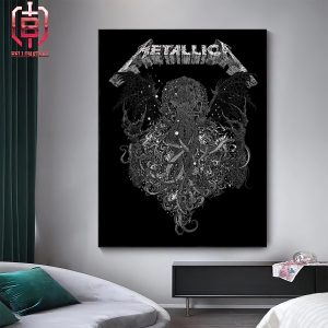 Metallica Limited Edition Re-Release Of The Call of Ktulu Poster By Richey Beckett Home Decor Poster Canvas