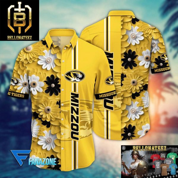 Missouri Tigers NCAA Flower Aloha Hawaiian Shirt For Men And Women