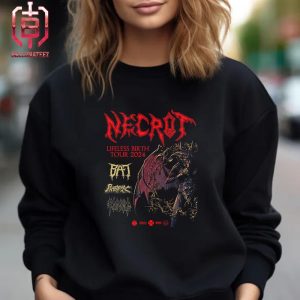 Necrot Announce Lengthy Lifeless Birth Annouced North American Tour 2024 With Support From BAT Phobophilic And Street Tombs Unisex T-Shirt