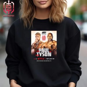 Netflix Will Host Their First Ever Boxing Event On July 20 Jake Paul Versus Mike Tyson Unisex T-Shirt