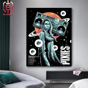 New Artwork For Pixies Official Bossanova Tromple Le Monde Tour 2024 Which Kicks Off In Dublin Ireland On March 9th Home Decor Poster Canvas