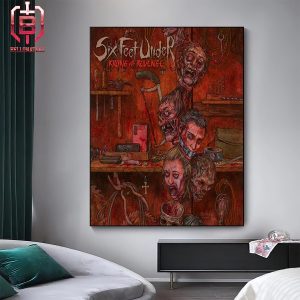 New Artwork Poster For Album Killing For Revenge Of Six Feet Under Home Decor Poster Canvas