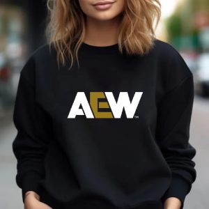 New Design AEW Logo 2024 White And Gold Premium Unisex T-Shirt