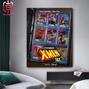 New Episodes New Era Of All Character For X-Men 97 From Marvel Animation On Disney Plus Home Decor Poster Canvas