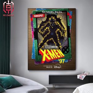 New Episodes New Era Of Sunspot For X Men 97 From Marvel Animation On Disney Plus Home Decor Poster Canvas