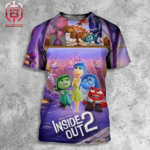 New Poster For Pixar’s Inside Out 2 Releasing In Theaters On June 14 All Over Print Shirt