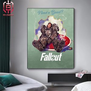 New Poster For The Fallout Series Need A Boost Premieres April 12 On Prime Video Home Decor Poster Canvas