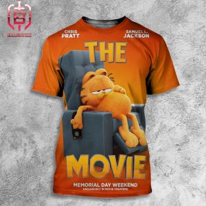 New Poster For The Garfield Movie Memorial Day Weekend Releasing In Theaters On May 24 All Over Print Shirt