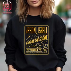 Jason Isbell And The 400 Unit Live In Benedum Center In Pittsburgh PA On March 9th 2024 Unisex T-Shirt