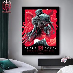 New Poster Sleep Token Show At Red Rocks Amphitheatre Colorado On Sunday May 12th 2024 Home Decor Poster Canvas