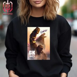 New Unite Poster For Godzilla X Kong The New Empire Releasing In Theaters On March 29 Unisex T-Shirt