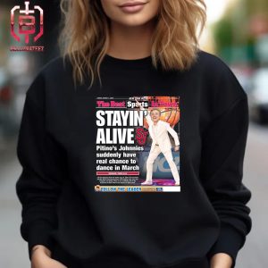 New York Post The Best Sports In Town Friday March 1st 2024 With The Back Page Staying Alive Unisex T-Shirt