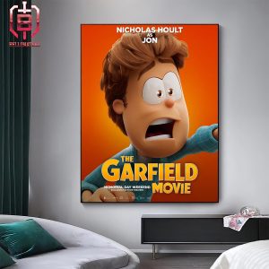 Nicholas Hoult As Jon In The Garfield Movie Memorial Day Weekend Releasing In Theaters On May 24 Home Decor Poster Canvas