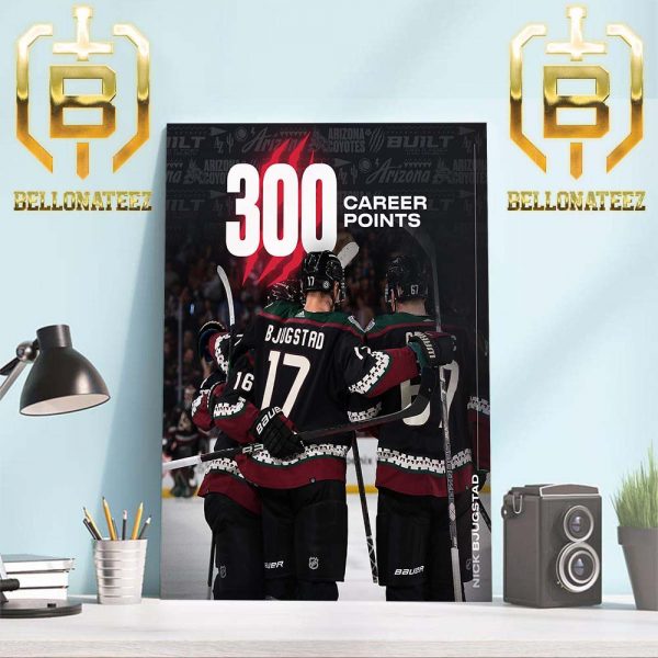 Nick Bjugstad Recorded 300th Career Point Home Decor Poster Canvas