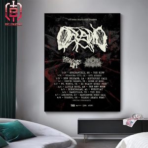 Oceano Tap The Last Ten Seconds Of Life For 2024 Spring Tour Home Decor Poster Canvas