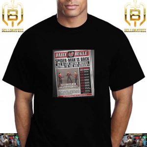 Official Poster For All 8 Live-Action Spider Man Films Re-Releasing In Theaters Unisex T-Shirt