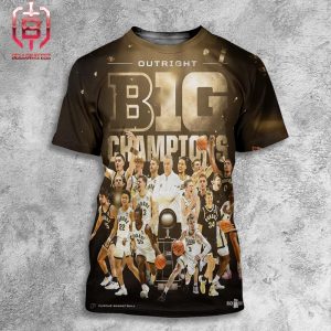 Outright Again Big 10 Men’s Basketball Regular Season Champions For Purdue Boilermakers All Over Print Shirt