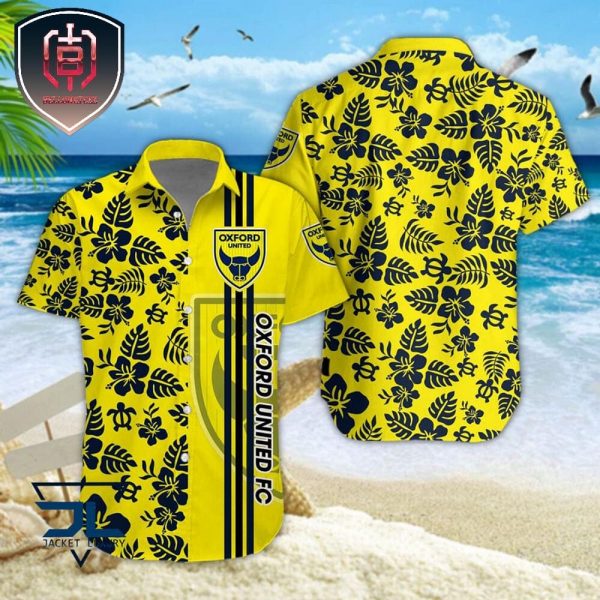 Oxford United FC EFL Championship For Men And Women Tropical Summer Hawaiian Shirt