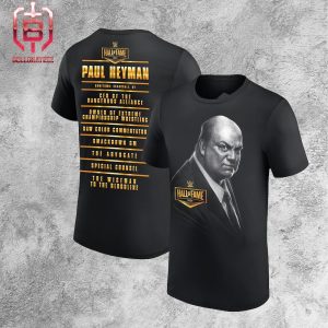 Paul Heyman 2024 WWE Hall of Fame Ceo Of The Extreme Championship Alliance Two Sides Unisex T-Shirt
