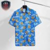 Pokemon Golden Magikarp Blue Aloha Style For Summer Vacations Hawaiian Shirt