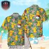 Pokemon Squirtle Pattern Cute Blue Aloha Style For Summer Vacation Hawaiian Shirt