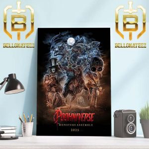 Poohniverse Monsters Assemble Official Poster Home Decor Poster Canvas