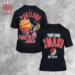 Portland Trail Blazers NBA x My Hero Academia All Might Smash Merchandise Fan Gift Shirt