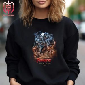 Poster For Poohniverse Monsters Assemble The Movie Will Unite Tinkerbell Bambi Pinocchio Peter Pan Tigger Piglet The Mad Hatter And Sleeping Beauty Unisex T-Shirt