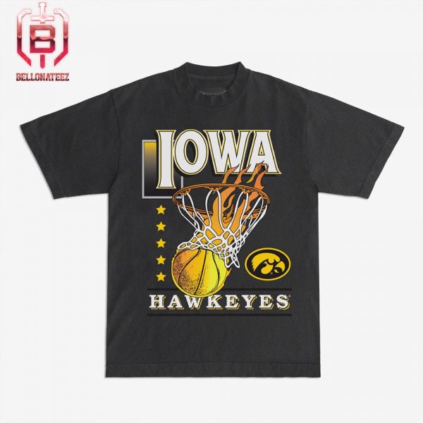 Premium Iowa Hawkeyes Hoop Merchandise Fan Gift Unisex T-Shirt
