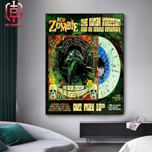 Rob Zombie A New Limited Color Of The Lunar Injection Poster Show Out May 10th 2024 Home Decor Poster Canvas