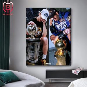 Same Energy Of Caitlin Clark With Kobe Bryant Iconic Moment Of Two Legends Home Decor Poster Canvas
