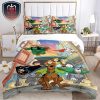 Scooby Doo Aloha Funny Cartoon Movie Comforter Sheet For Bedroom Bedding Set