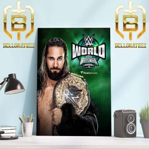 Seth Rollins Appear At WWE World WrestleMania XL Home Decor Poster Canvas