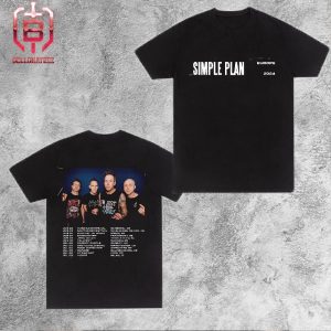 Simple Plan Come Back This Summer With Europe And UK Tour 2024 From June 22th Two Sides Unisex T-Shirt