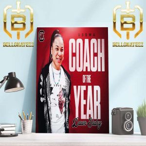 South Carolina Gamecocks Womens Basketball Head Coach Dawn Staley Is The Coach Of The Year Home Decor Poster Canvas
