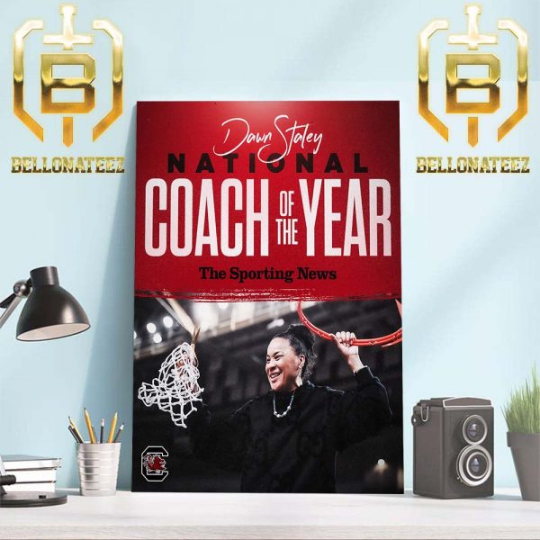 South Carolina Womens Basketball Dawn Staley Is The National Coach Of The Year by The Sporting News Home Decor Poster Canvas