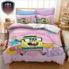 SpongeBob Squarepants With Patrick Star Funny Cute Duvet Cover And Pillowcase For Kid And Family Bedroom Bedding Set