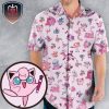 Team Pink Pokemon Pattern New 2023 For Men And Women Tropical Summer Hawaiian Shirt