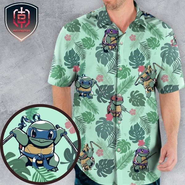 Teenage Mutant Ninja Squirtle New Design 2023 For Men And Women Tropical Summer Hawaiian Shirt