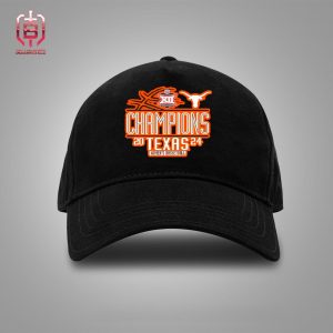 Texas Longhorns 2024 Big 12 Women’s Basketball Conference Tournament Champions Locker Room Snapback Classic Hat Cap